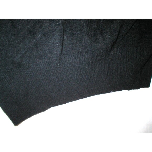 NWT New Womens XS Designer See By Chloe Black Cashmere Wool Sweater Turtleneck - Picture 6 of 11